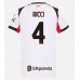 AC Milan Samuele Ricci #4 Bortedrakt Dame 2025-26 Korte ermer